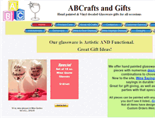 Tablet Screenshot of abcraftsandgifts.com